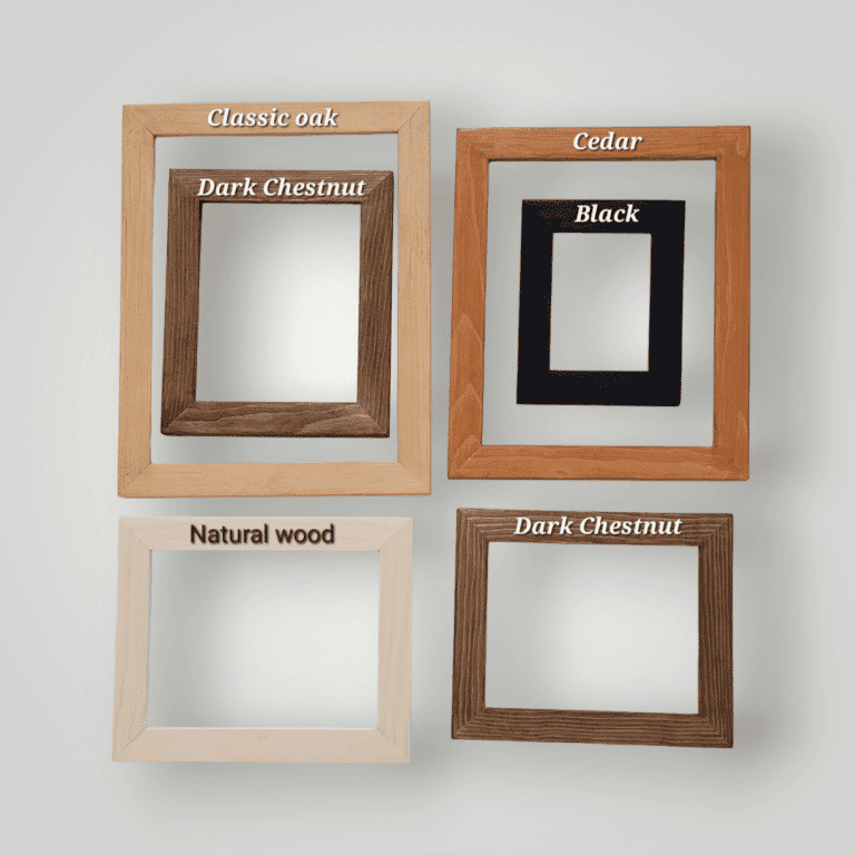 Unique Custom Size Wooden Frames for Your Photos | Wood Art Gallery