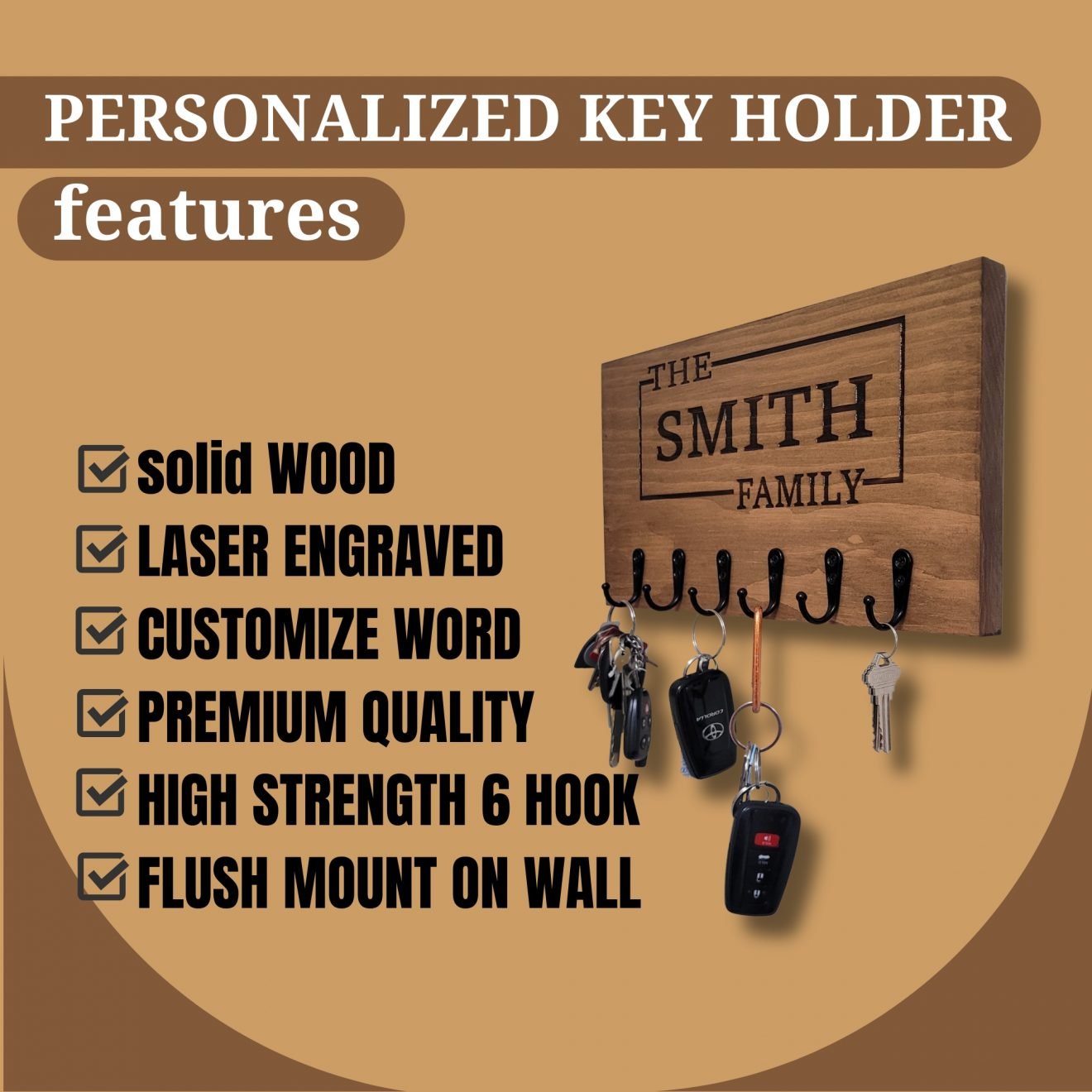 personalized key holder