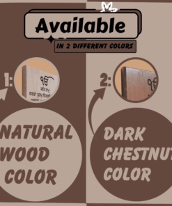 Alternative view of Mool mantar laser engraved wooden art