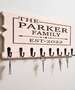 wall key holder live edge