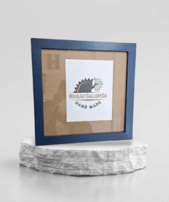 Sea Blue stained custom size wooden picture frame