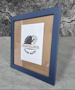 Sea Blue stained custom size wooden picture frame