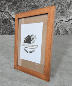 Cedar color stained custom size wooden picture frame