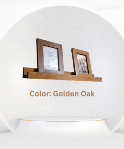 Alternative view of Rustic Wood Picture Ledge Shelf, Wooden Floating Wall Shelves