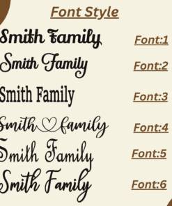 custom wooden name sign