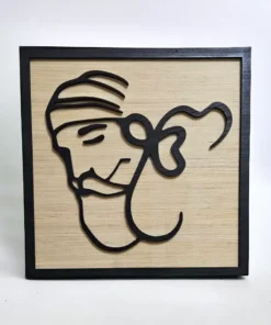 3D Portrait of Guru Nanak Dev Ji with Ek Onkar